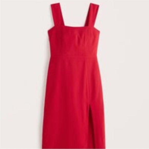 A&F Wide Strap Midi Dress - Picture 1 of 6
